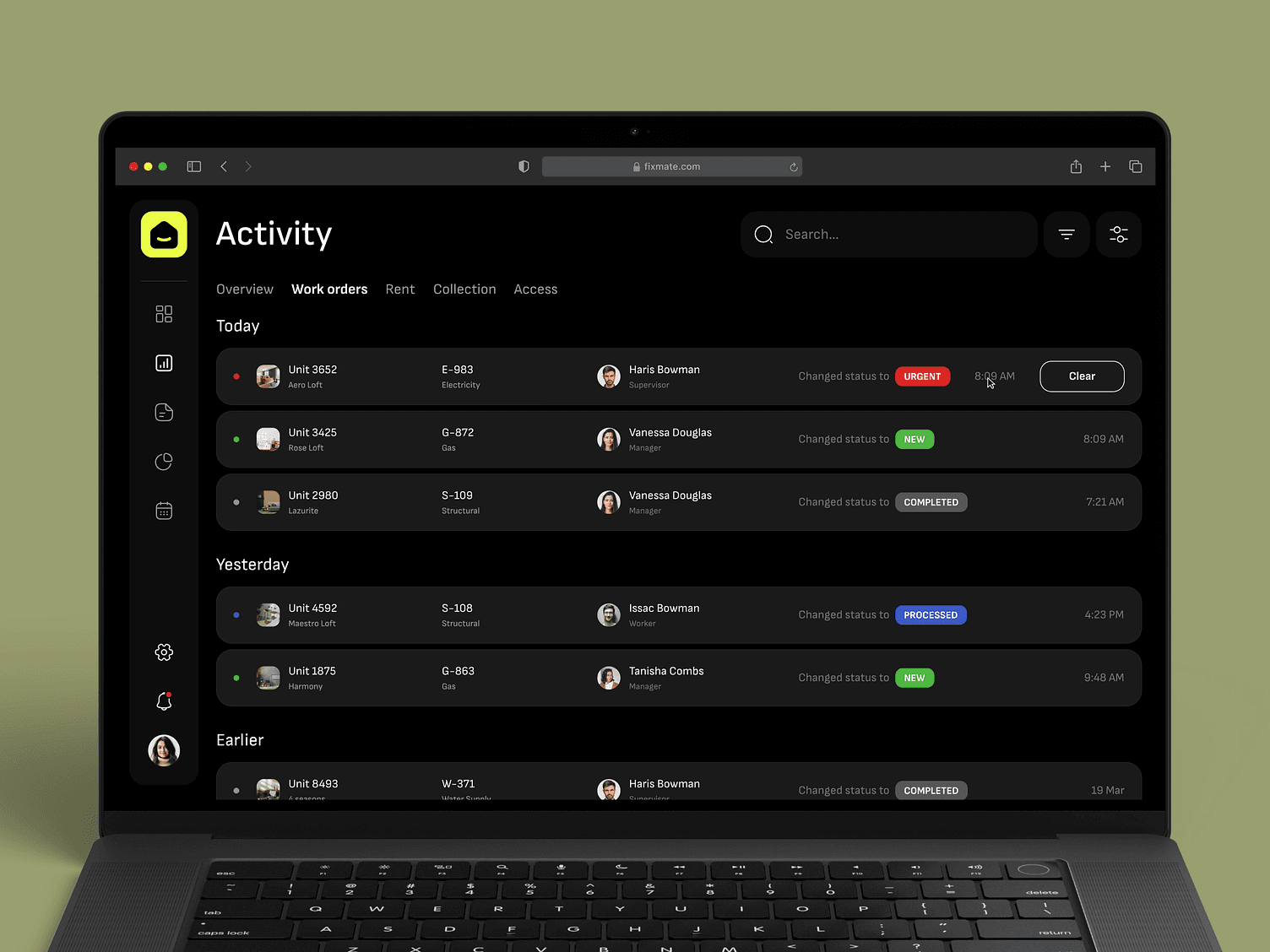 Web Development Work